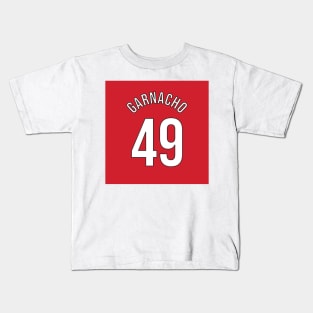 Garnacho 49 Home Kit - 22/23 Season Kids T-Shirt